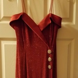Glitter long dress